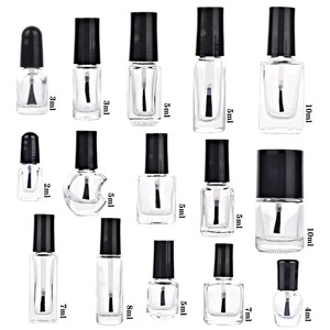 Esmalte de Uñas en Gel UV, Botella de Vidrio de 6ml, 10ml, 12ml, 15ml, 20ml, con Pincel para Estampado en Caliente, Colorido, Mediano, ZC-20240515-53 - Product Image 2