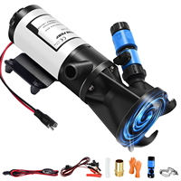 Pompe à eaux usées portable 12V Mambaflo dernière génération 12 GPM pour camping-car, macerator, bateau, douche, évacuation des eaux usées