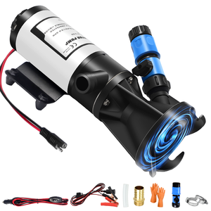 Mambaflo Dernier lancement 12gpm RV Sortie de Déchets Connexion Camper Macerator Bateau Pompe Douche <span class=keywords><strong>Vidange</strong></span> Portable 12V DC RV Pompe à <span class=keywords><strong>Eaux</strong></span> <span class=keywords><strong>Usées</strong></span> - Product Image 2