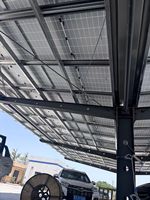 Structure de support de carport solaire photovoltaïque en aluminium galvanisé personnalisée de haute qualité, marque Jingshuo, modèle Carport16 OEM Wind