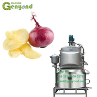 Mesin penggorengan vakum CIP buah bawang, mesin peralatan penggorengan kecil 30kg 50kg