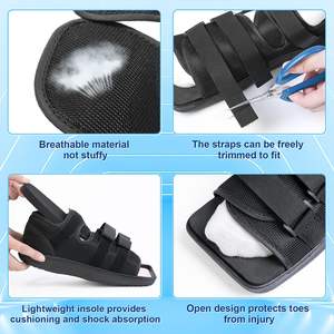 Chaussures de décompression pour l'avant-pied, en plâtre plat, pour les blessures post-opératoires de l'orteil et les fractures - Port ouvert, soutien de la charge - Product Image 2