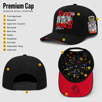 Casquette de baseball en satin 5 panneaux personnalisée OEM ODM avec broderie et impression par sublimation – Design sportif et décontracté