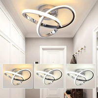 Lustre Moderne Plafonnier 20W Simple Allée Couloir Chambre Vestiaire Nordique Hall D'entrée Escalier Plafonnier Blanc Chaud