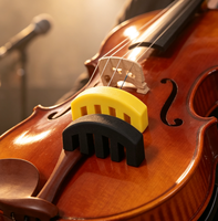 Sourdine de violon professionnelle en caoutchouc pour violoncelle 4/4, ajustement universel, sourdine d'étude avec toucher doux, accessoire d'orchestre