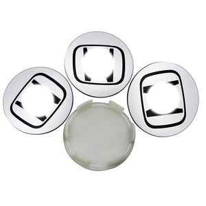 <span class=keywords><strong>Cache</strong></span>-moyeux de roue <span class=keywords><strong>58mm</strong></span> 69mm avec emblème autocollant pour Honda, logo personnalisé, noir, argent, rouge - Product Image 4