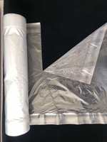 Rouleaux d'emballage personnalisés pour vêtements de blanchisserie, sacs transparents en plastique LDPE pour armoire et nettoyeur à sec, sacs écologiques sur mesure