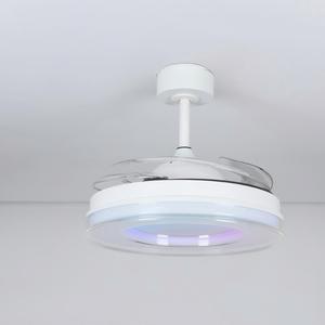 Ventilateur de plafond LED classique moderne avec télécommande, luminaire suspendu pour salon, ventilateur de plafond avec lumière, fabricants - Product Image 1