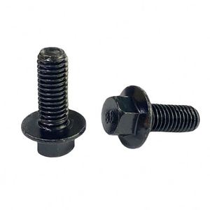 Boulon de chariot à tête plate moletée en acier au carbone, filetage grossier, zingué - Product Image 1