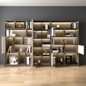 Estantería Huide 003 Modular Independiente con Puertas de Armario, Estilo de Lujo Ligero, Mueble de Almacenamiento para Sala de Estar - Product Image 3