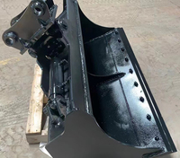 Ember Tilt Ekskavator Mini Berputar Hidrolik, Ember Trench Penggali Mini