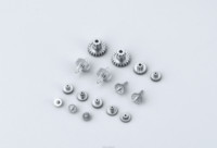 MIMTech OEM Micro Mini Engranajes de Moldeo por Inyección de Metal, Módulo Pequeño 0.05, Módulo 0.1, Módulo 0.2, Doble Enlace, Acero Inoxidable 316 17-4