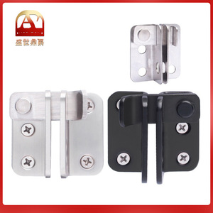 Stainless Steel Door <b>Latch</b> Brushed Metal Left Right Security Bolt Easy Installation Modern Industrial Style - Product Image 3