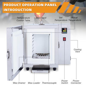 Horno Incubadora de 900℃ para Cera Perdida y Horno de Fundición Combinado para Joyería, Máquina de Vaciado para Fundición de Joyas - Product Image 5