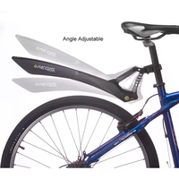 Maxcover Pro SW-FI-155FRA Garde-boue arrière réglable à libération rapide sans outil pour vélos de montagne MTB/ATB jusqu'à 29 pouces