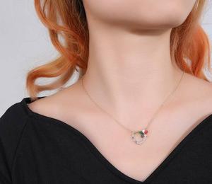 Conjunto de Joyería de Flores Chapado en Oro de 18K, Collar y Pendientes Modernos, Nueva Llegada, Aleación de Cobre, Joyería para Fiesta, Diseño Floral - Product Image 6