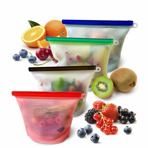 Reusable Silicone Food Storage Bag Vegetable Preservation Bag