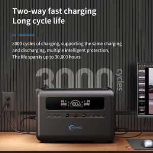 2000W nhà khẩn cấp sao lưu LiFePO4 Pin gói năng lượng lưu trữ năng lượng mặt trời Máy phát điện với up ngoài trời hệ thống trạm điện di động - Product Image 3