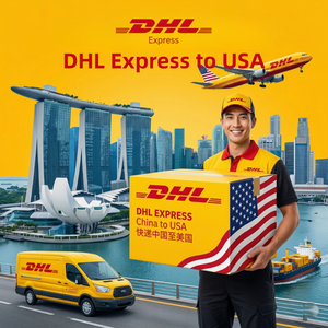 Chine vers les États-Unis : Livraison porte-à-porte en 2 à 6 jours par avion + express, jusqu'à 50 % de réduction sur les tarifs officiels, agent d'expédition DHL Express <span class=keywords><strong>pas</strong></span> <span class=keywords><strong>cher</strong></span>, assurance, assistance 24h/24 et 7j/7 - Product Image 1