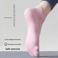 Sport professionnel pour femmes respirant Silicone Yoga course Pilates bateau chaussettes été maille mince antidérapant équipage tricoté techniques