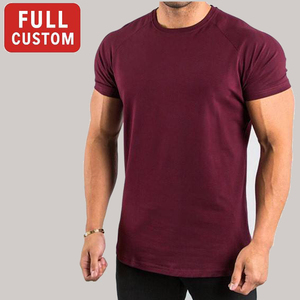 <span class=keywords><strong>Camiseta</strong></span> Deportiva para Hombre, 95% Algodón, 5% Elastano, con Logotipo Personalizado, Ropa de Gimnasio, Lisa, sin Estampado - Product Image 5