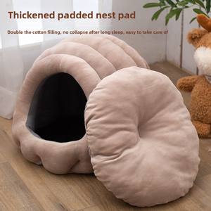 Nido de gato Caterpillar Four Seasons Diseño envolvente completo universal Nido de mascota Tipo de Casa Nido de perro difícil de morder Protección engrosada - Product Image 3