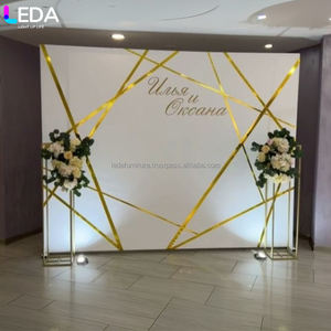 LEDA Offre Spéciale Superbe toile de fond en forme d'arche de mariage, décor robuste idéal pour la fête de mariage - Product Image 4