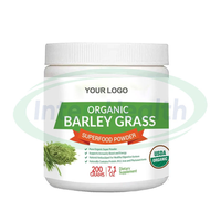 Poudre d'herbe d'orge biologique Ausreson Extrait d'herbe d'orge Marque privée 100% Poudre d'herbe d'orge soluble dans l'eau en vrac