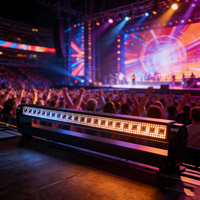 Offre Spéciale : 22 Projecteurs LED RGBW 12W à Effet Matriciel Longue Portée, Barre Lumineuse DMX pour Ambiance Scénique et Discothèque