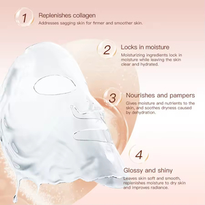 Mascarilla Facial de Colágeno Bio Japonés de 30 ml, Hidrogel Blanqueador, Hidratación Profunda Nocturna, Venta al por Mayor - Product Image 3