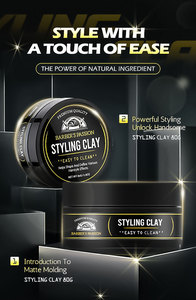 18 Year Experience Arganrro Manufacturer Accepted Private Label <strong>Hair</strong> Styling Men Set Includes <strong>Powder</strong> Pomade Clay and Stying <strong>Gel</strong> - Product Image 3