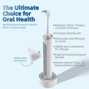 Chargement sans fil IPX7 Fil dentaire électrique étanche 30000 Vibrations/Min pour l'élimination de la plaque dentaire Blanchiment des dents - Product Image 2