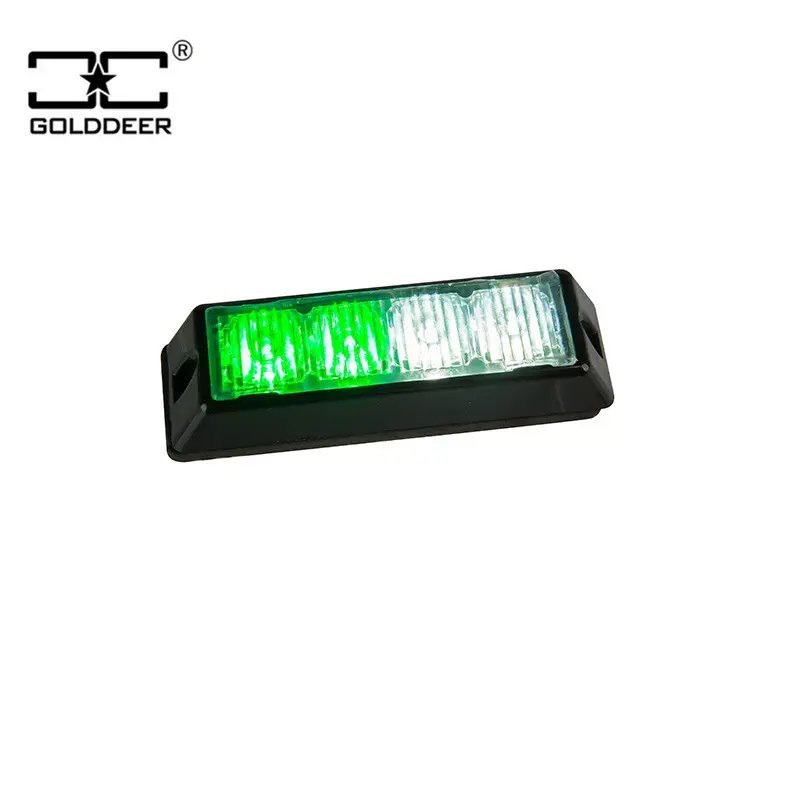 Tête lumineuse de calandre de camion de Construction 4 LED lumières stroboscopiques bleues de véhicule d'urgence SL6201