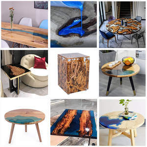 Molde de Silicona Anti-amarilleo 2024 de Gran Tamaño para Resina Epoxi, Tablero de Mesa, Resina Epoxi, Pegamento AB - Product Image 6