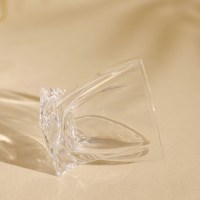 Эксклюзивные прозрачные рифленые стаканы для шотов из хрустального стекла, машинной формовки, 300 мл, в американском стиле, модный дизайн, для вечеринок