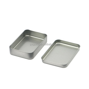 Sản Phẩm Mới Nổ Bán Kẹo Bao Bì Lụa In Biểu Tượng Tùy Chỉnh Hộp Quà Tặng Kim Loại Vuông <span class=keywords><strong>Mini</strong></span> Hộp Thiếc Với Có Thể Tháo Rời Nắp - Product Image 4