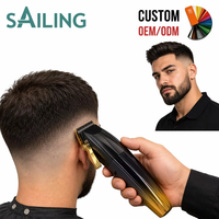 Tondeuse à cheveux sans fil personnalisée SK4-1004-2 avec logo OEM ODM, rechargeable, lame en céramique 7000 tr/min, LED, 2 vitesses