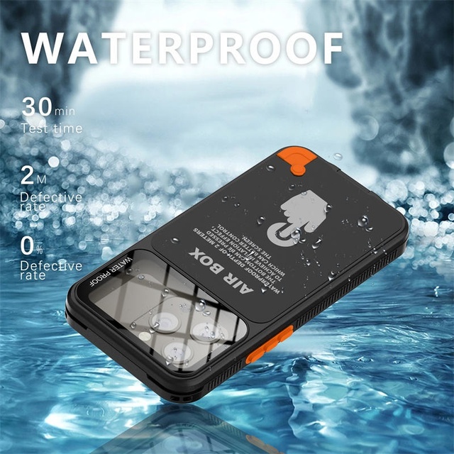Underwater Photography IP68 Waterproof Phone Case Universal Touch Screen Clear Window for Phones Under 6.9 Inch for Google