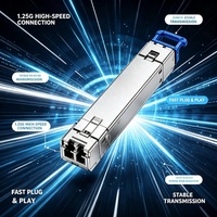 Module optique Switch 10G SFP+ 1.25G SFP Transceiver Fibre Optique Gigabit Monomode/Multimode pour Centre de Données IA à Large Bande Passante