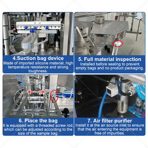 เครื่องบรรจุผง doypack แนวนอนสำหรับทำกระเป๋าซิปมหาสมุทร - Product Image 4