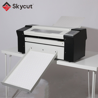 Skycut A3MAX2-D Fabrieksdirecte verkoop Dubbelkop Automatische Aanvoer Velletjes Etiket Snijmachine Digitale Stansmachine Speciale Prijs