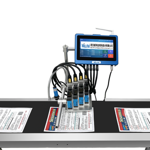 Willita stampante industriale a getto d'inchiostro 50.8mm 4 <span class=keywords><strong>HP</strong></span> testine di stampa Touch Screen di controllo 80 m/min ad alta velocità di stampa a data variabile - Product Image 4
