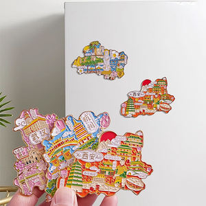 Custom Commemorative Fridge Magnets Metal Fridge Magnets City-Themed Metal Fridge Magnets Travel Souvenir Fridge Magnets - Product Image 5