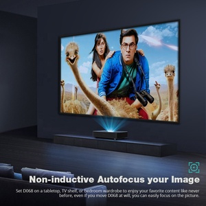 Hotack Super Promo D068 6500 Lumens Projecteur Smart Android TV Full HD Vidéo Home Cinéma Proyector Laser Ultra Courte Focale 4K - Product Image 2
