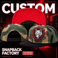 Nouvelle casquette de baseball unisexe décontractée en coton, camouflage, 6 panneaux, broderie 3D personnalisée, boucle métallique, design à visière plate