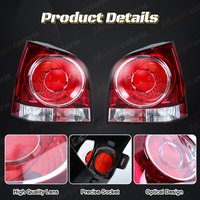 Feux arrière halogènes/xénon de remplacement OEM en stock, étanches, avec clignotants pour VW Polo 9N 2006 2007 2008 2009 2010