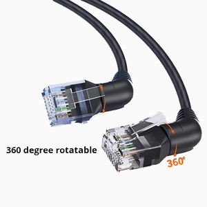 Câble <span class=keywords><strong>Ethernet</strong></span> Cat6a MT-5036A, <span class=keywords><strong>coude</strong></span> rotatif, 10G, cordon de raccordement à dix gigabits, cuivre pur, 360 degrés, RJ45, câble réseau de 100 m - Product Image 3