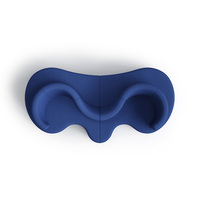 Canapé modulaire incurvé multi-spécifications, taille personnalisable pour les projets d'aménagement de bureaux, de salles d'accueil et de salons.