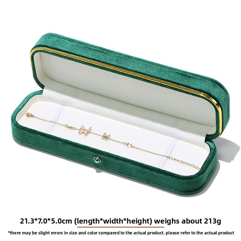 Green long chain box21*7*5CM