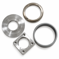 Pièces usinées CNC sur mesure : Anneaux métalliques, disques étagés et plaques de montage à bride, pièces tournées CNC OEM